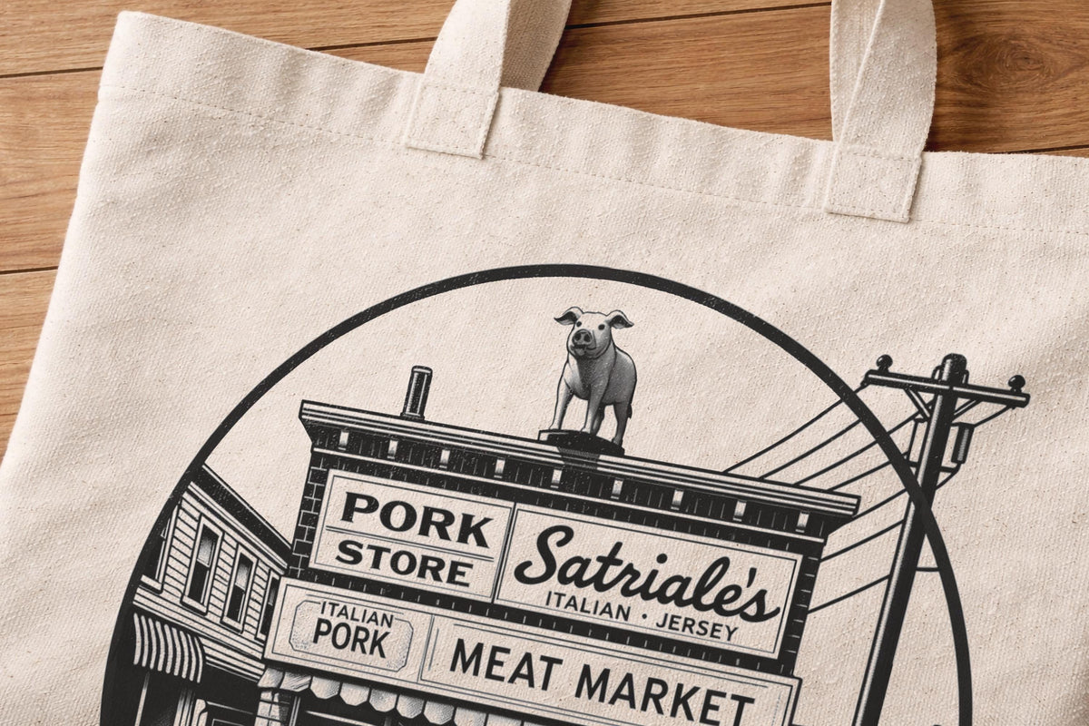 Satriale's Pork Store Tote Bag – The Sopranos Italian Meat Market Canvas Bag — image 6