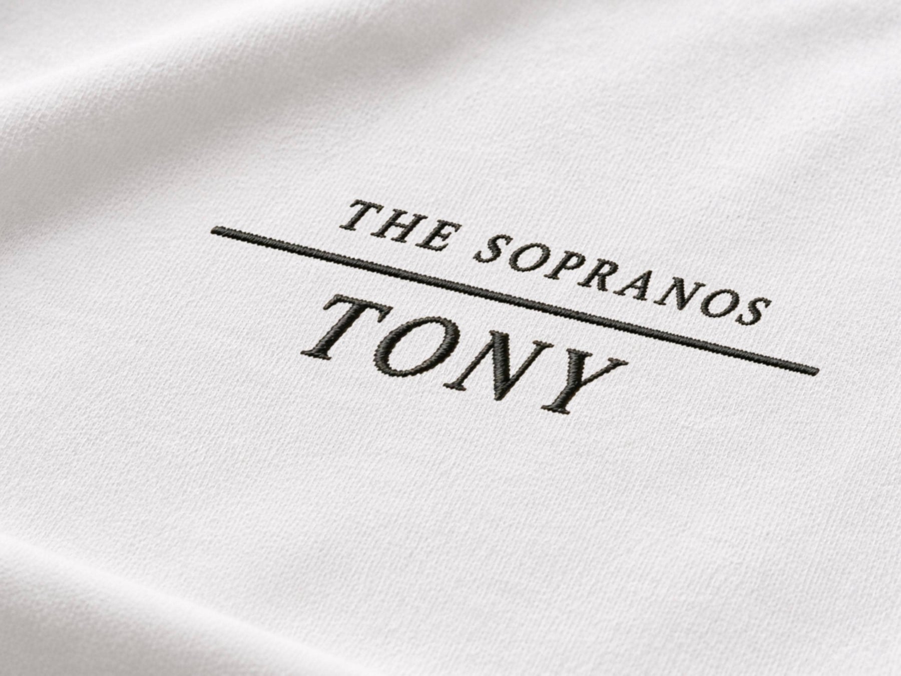 Tony Soprano Embroidered Graphic T-Shirt – The Sopranos Inspired Premium Organic Cotton Oversized Boxy Printed Tee — image 9