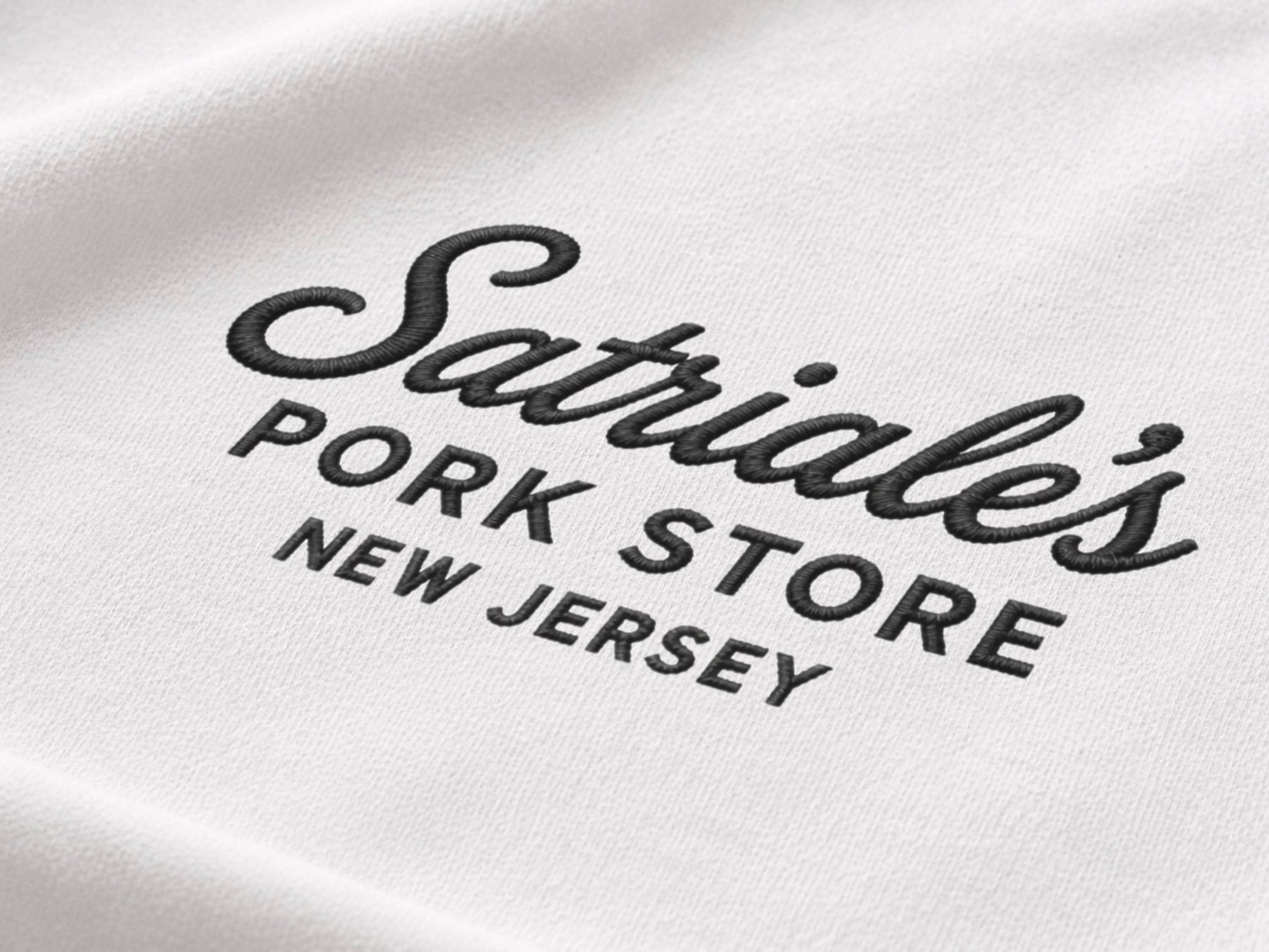 Satriale's Pork Store T-Shirt – The Sopranos Inspired Embroidered Organic Cotton Graphic Tee — image 8