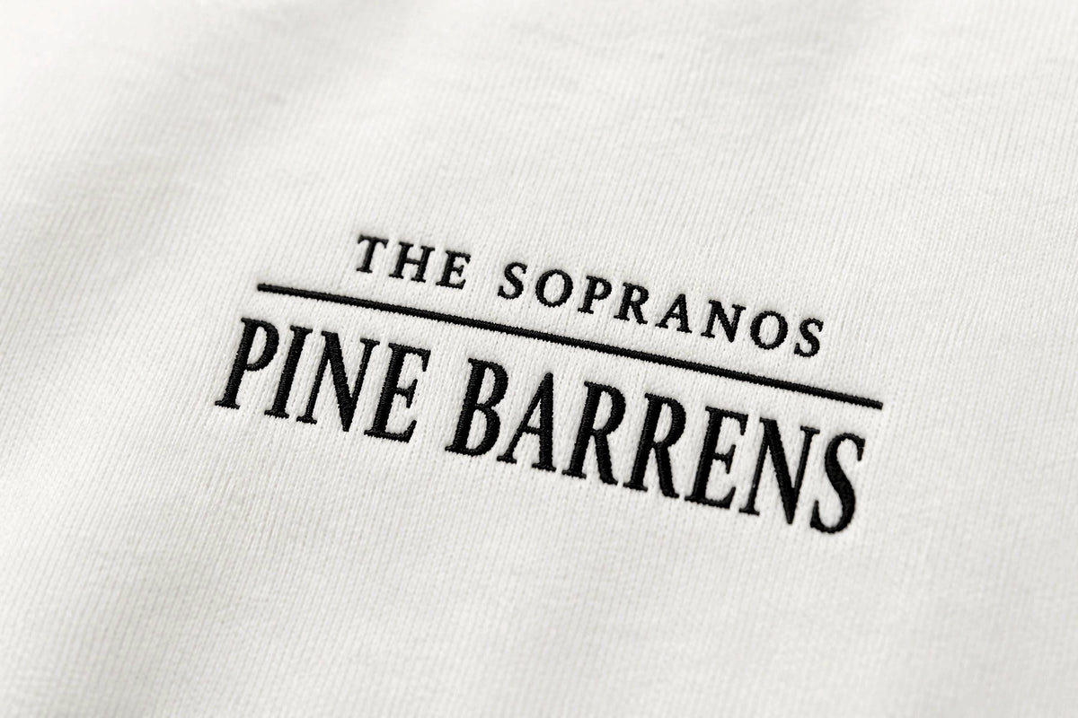 Pine Barrens Embroidered Graphic T-Shirt – The Soporanos Inspired Premium Organic Cotton Oversized Boxy Printed Tee — image 9