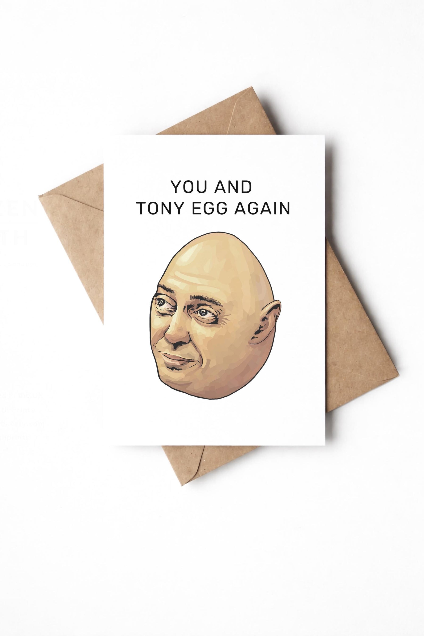 Sopranos Funny Card – You and Tony Egg Again - Steve Buscemi Tony B Greeting Card — image 2
