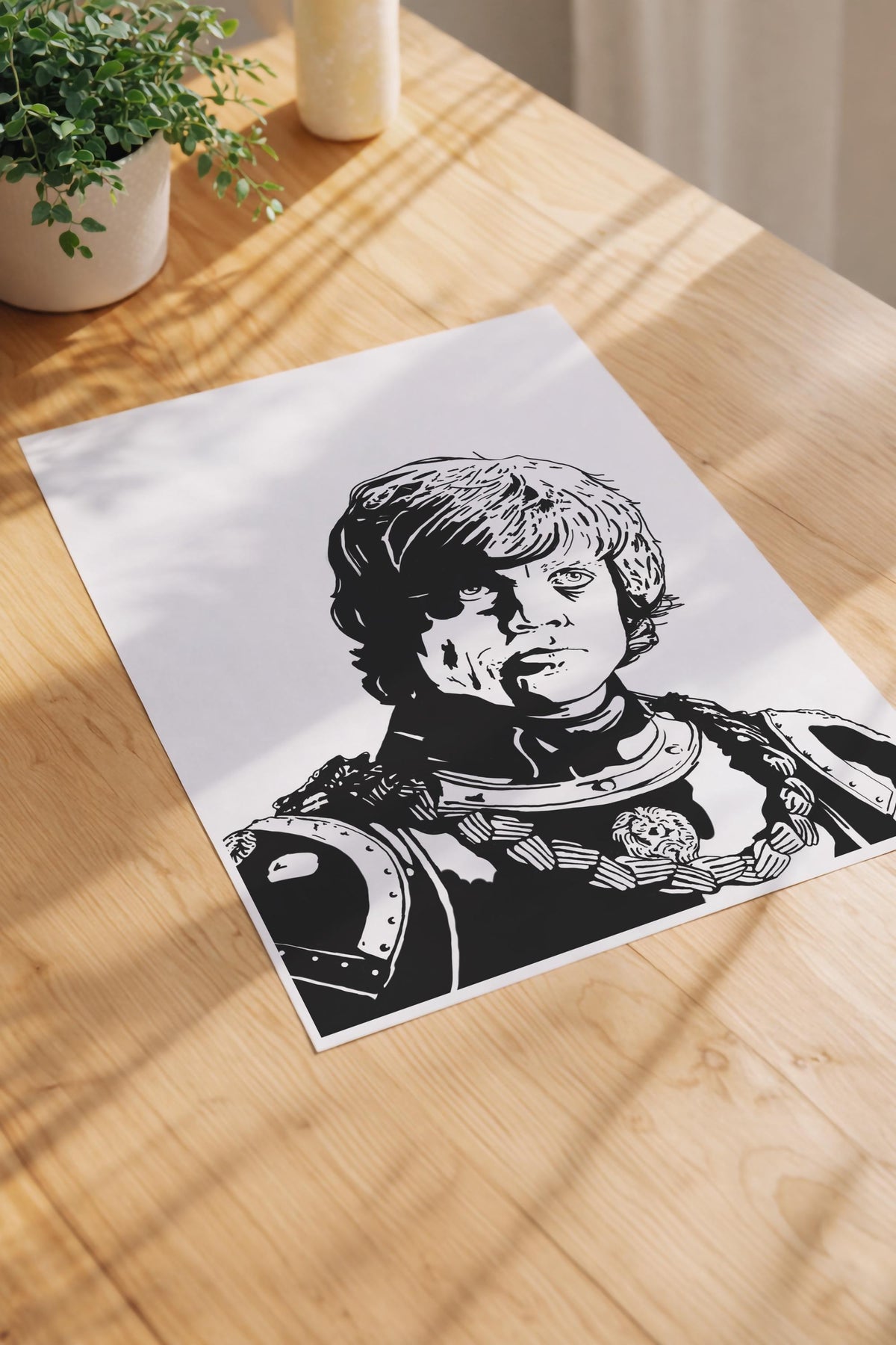 Tyrion Lannister Game of Thrones portrait art print