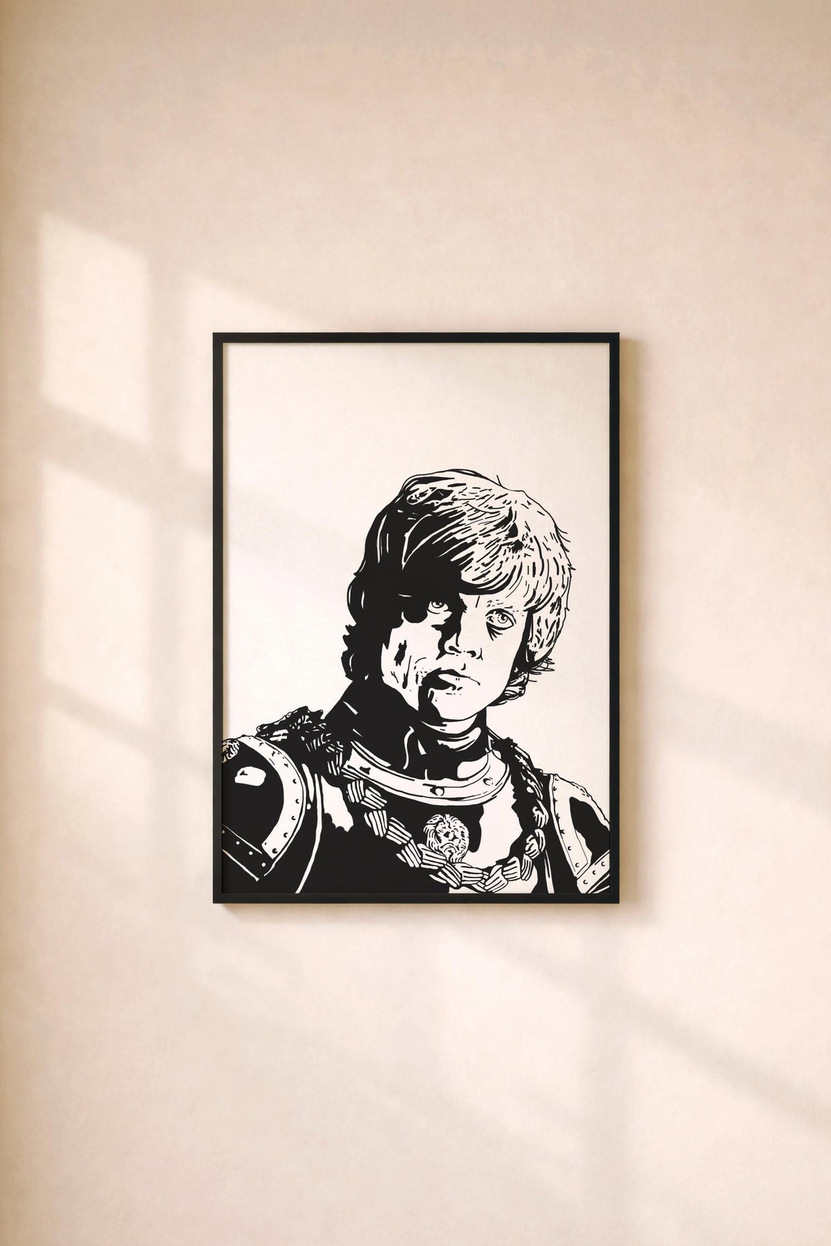 GAME Of THRONES - Tyrion Lannister - Peter Dinklage - Hand-Drawn Art Print/ TV Poster