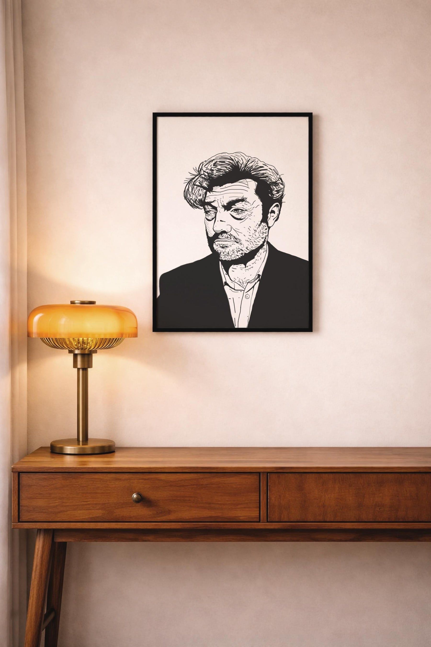 Charlie Brooker portrait art print