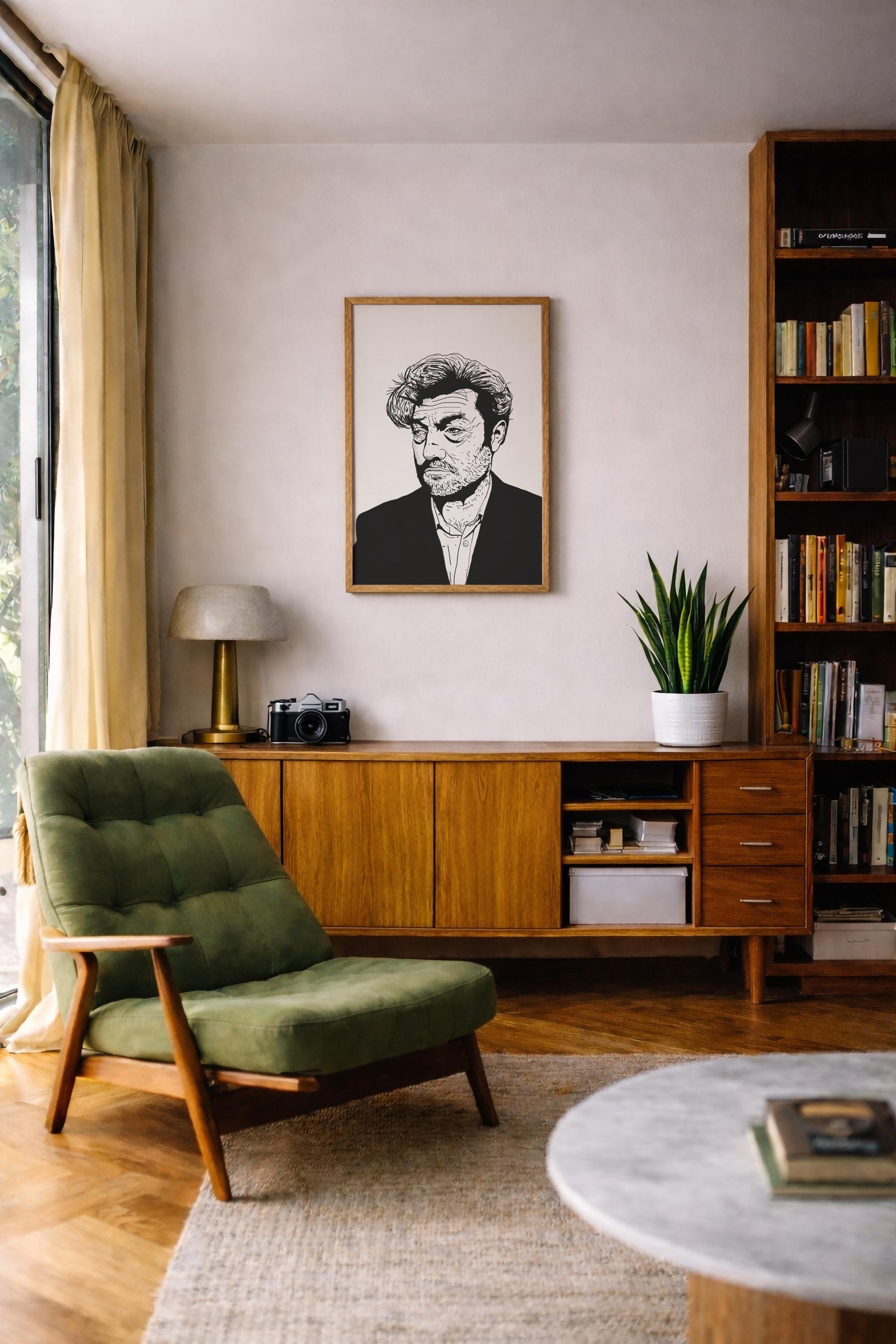 Charlie Brooker portrait art print