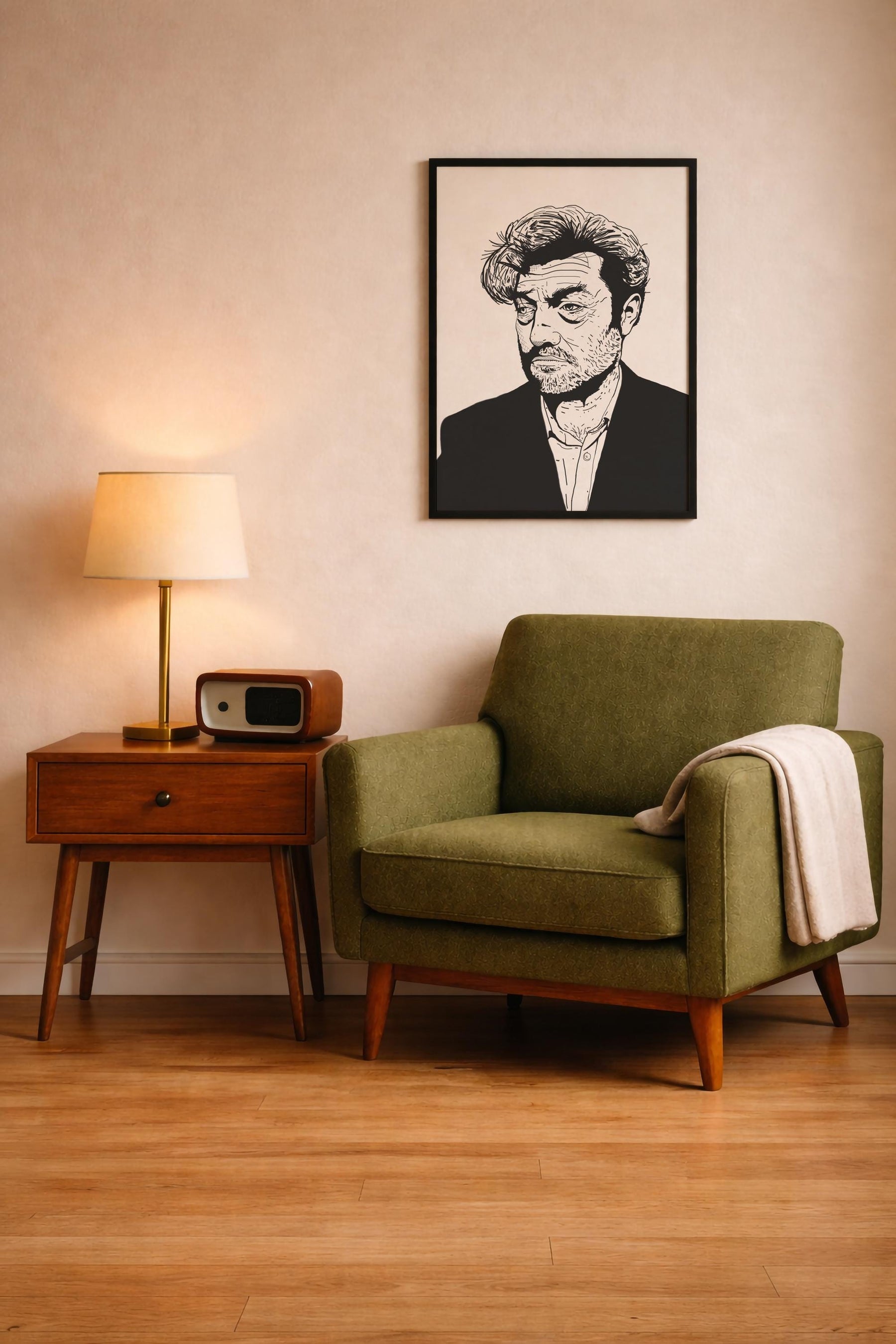 Charlie Brooker portrait art print