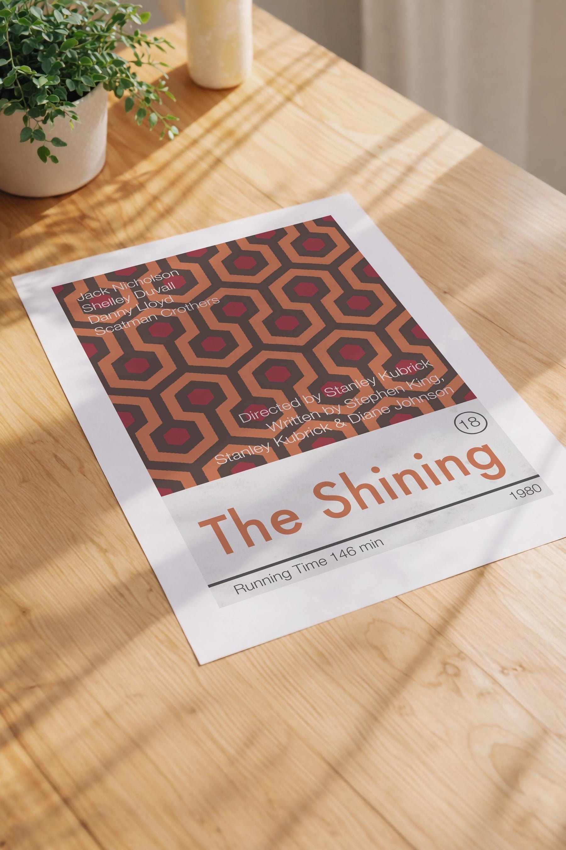 The Shining movie poster art print