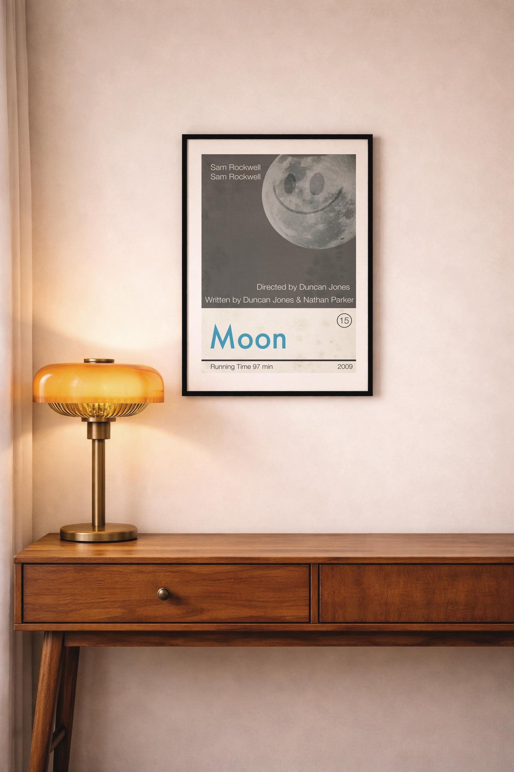 Moon movie poster art print