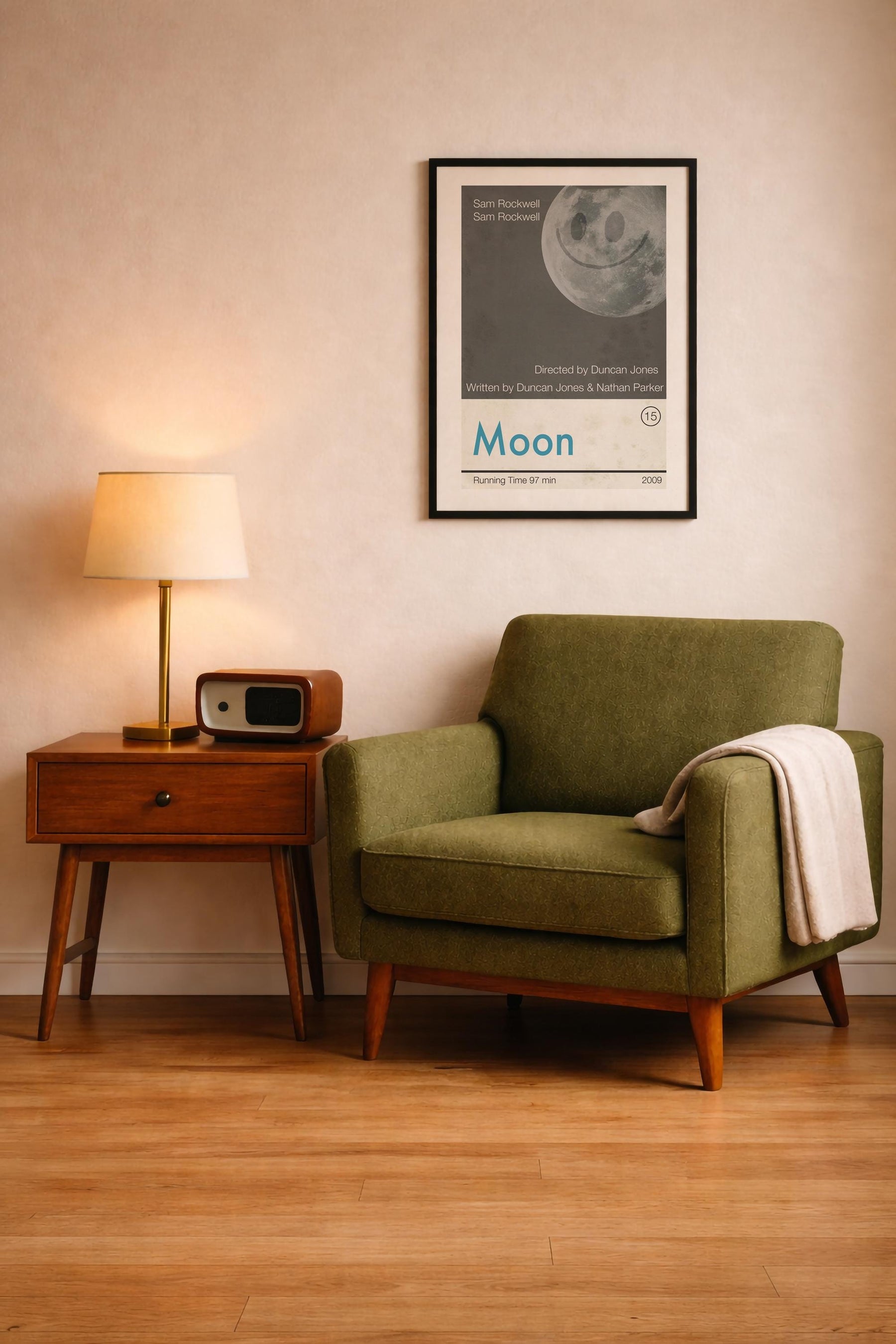 Moon movie poster art print