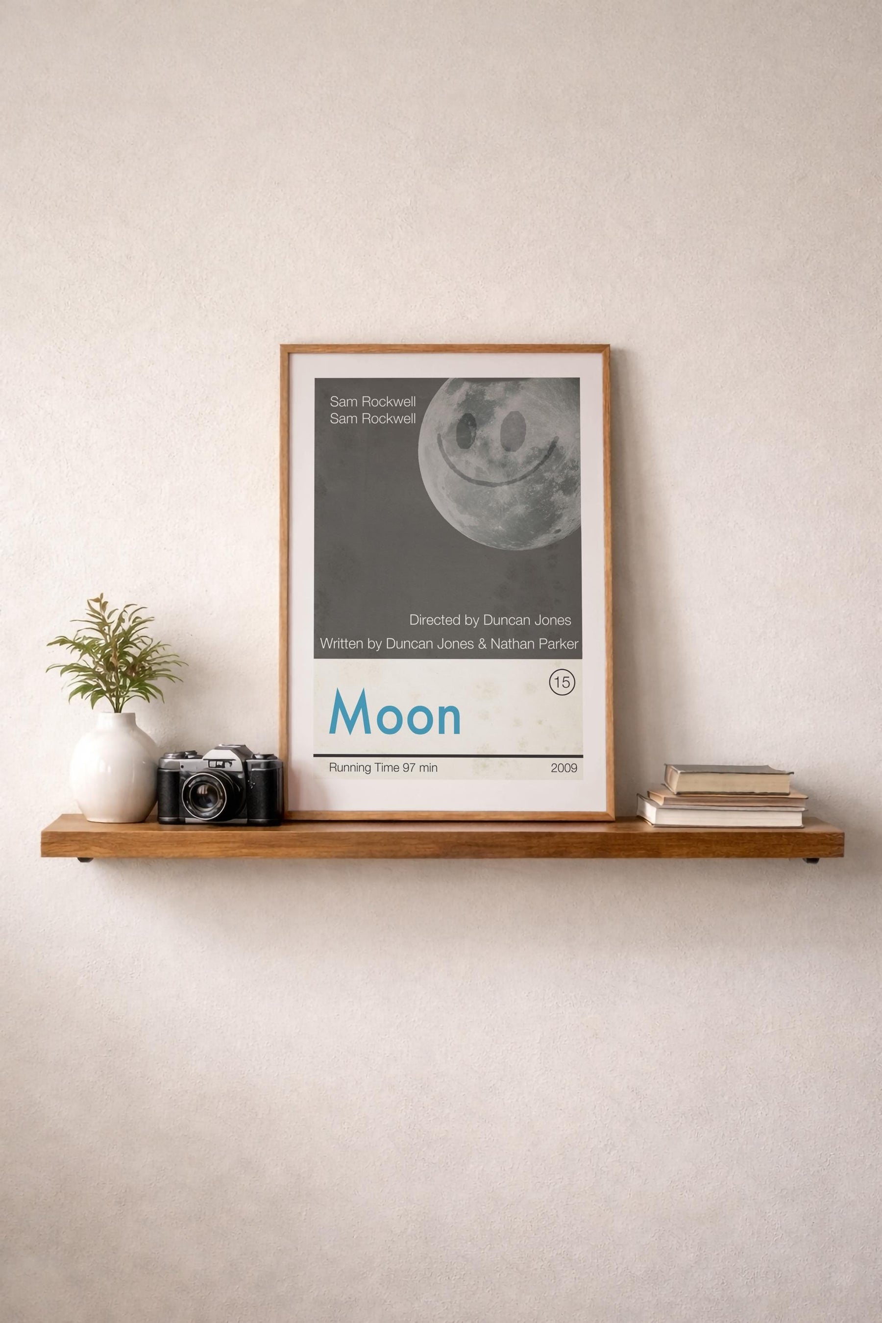 Moon movie poster art print