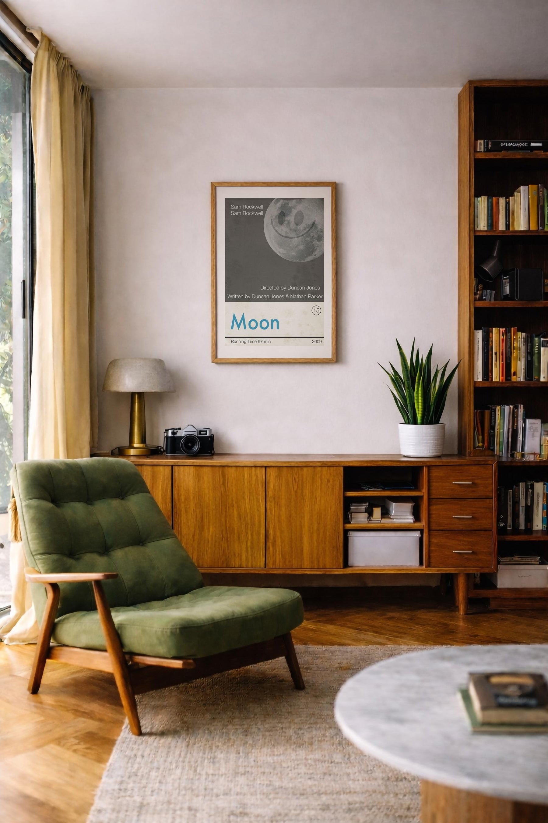 Moon movie poster art print