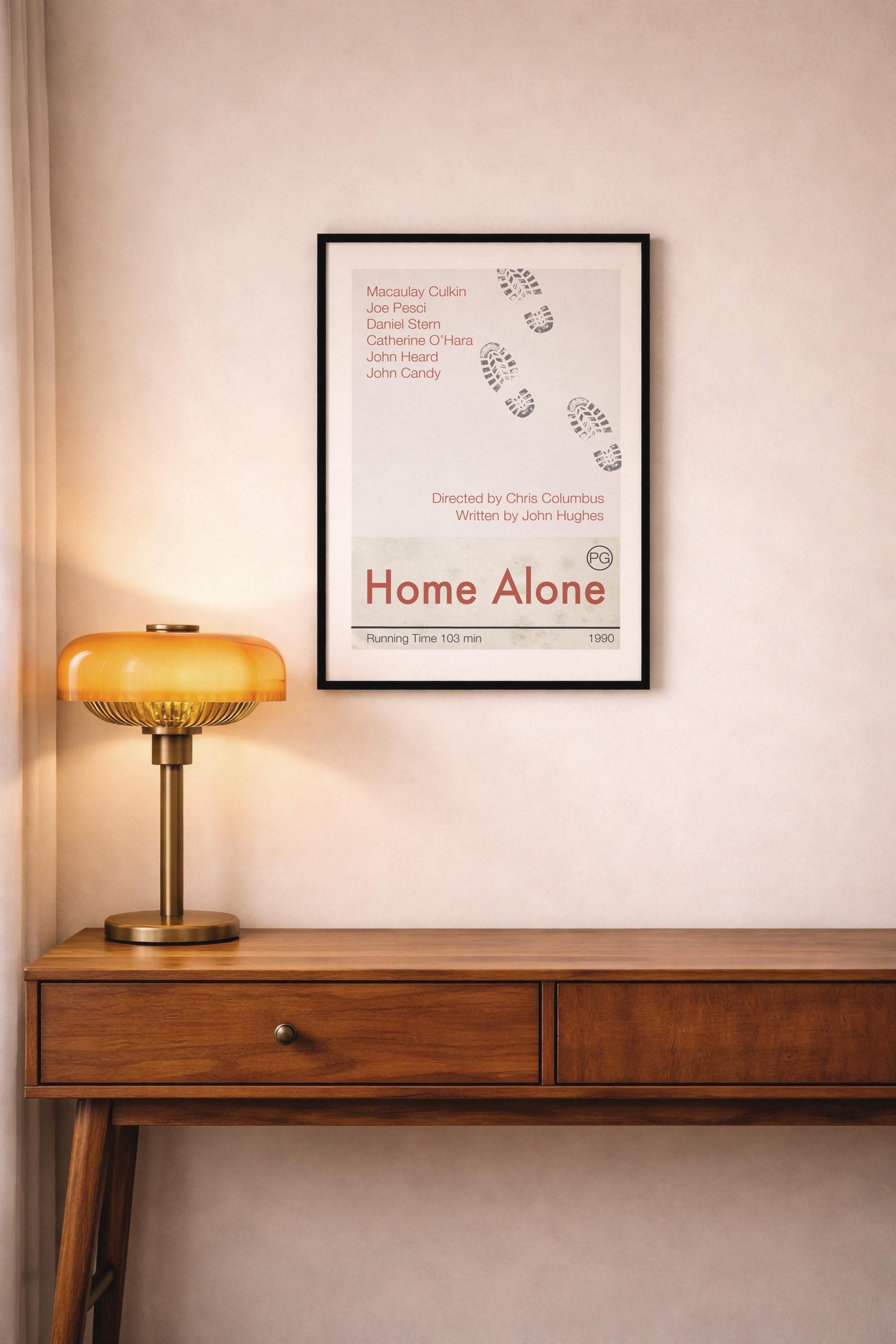Home Alone movie poster art print