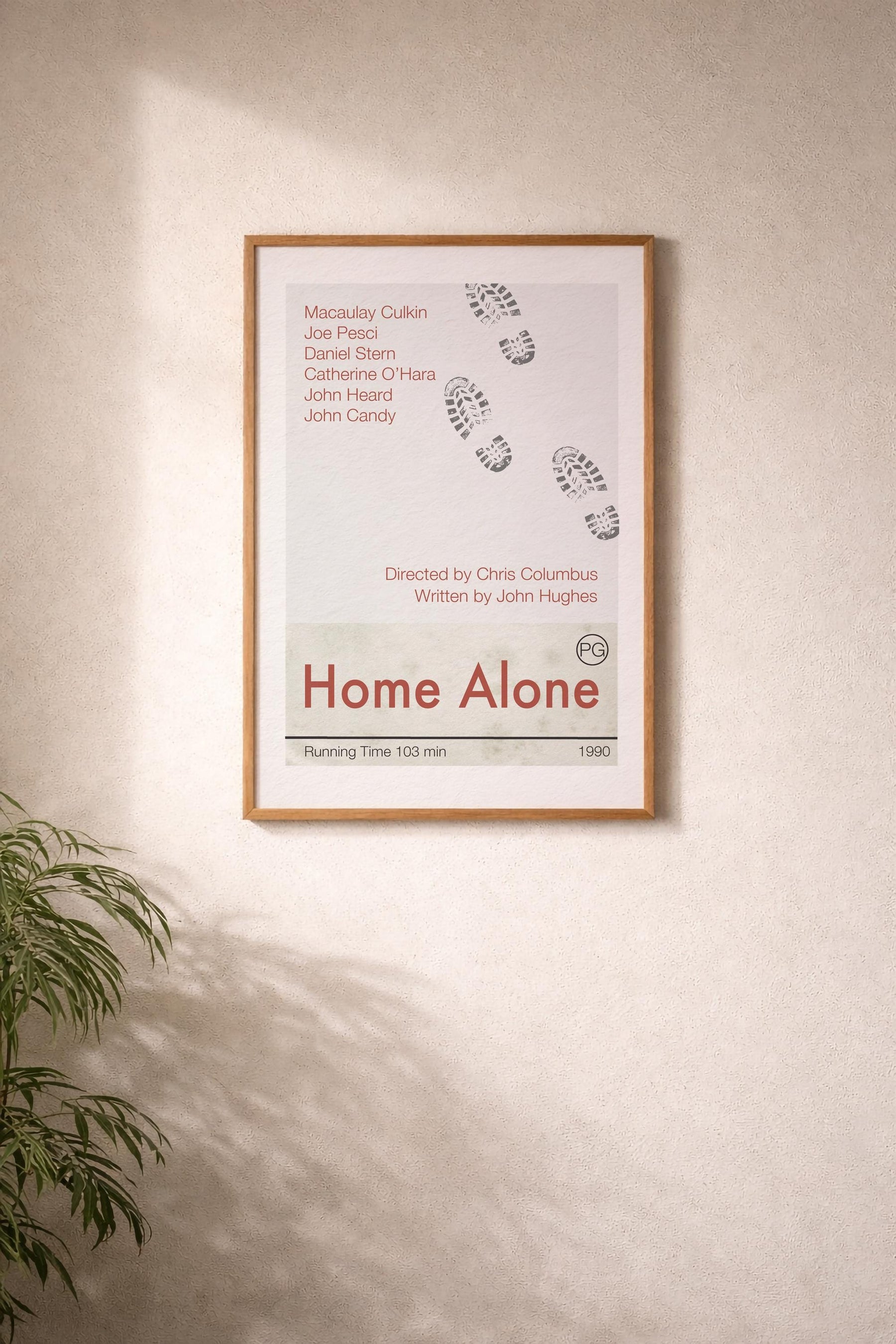 Home Alone movie poster art print
