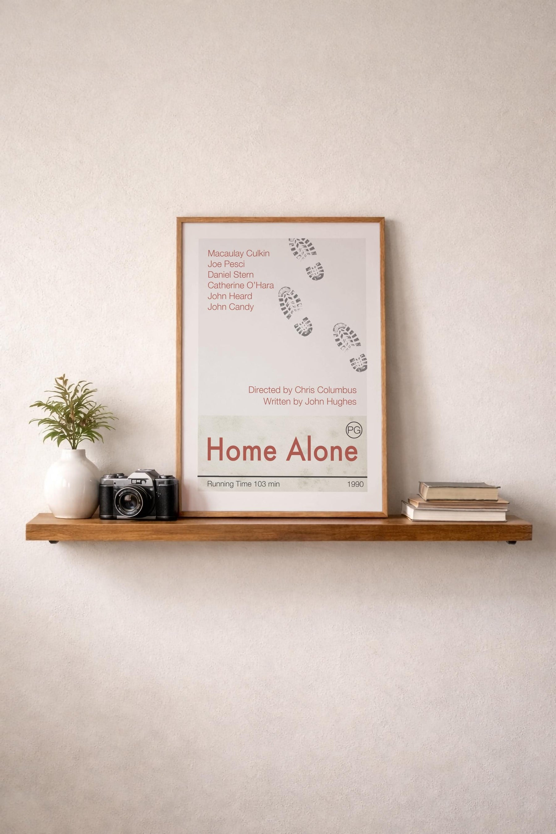 Home Alone movie poster art print