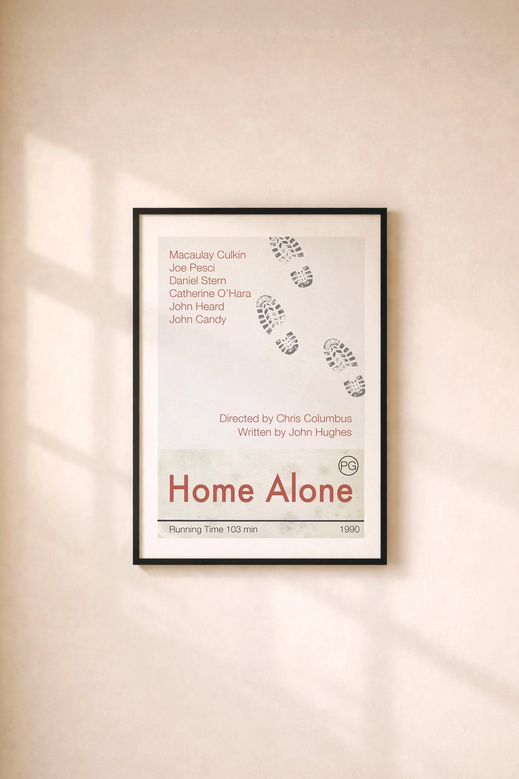 Home Alone movie poster art print