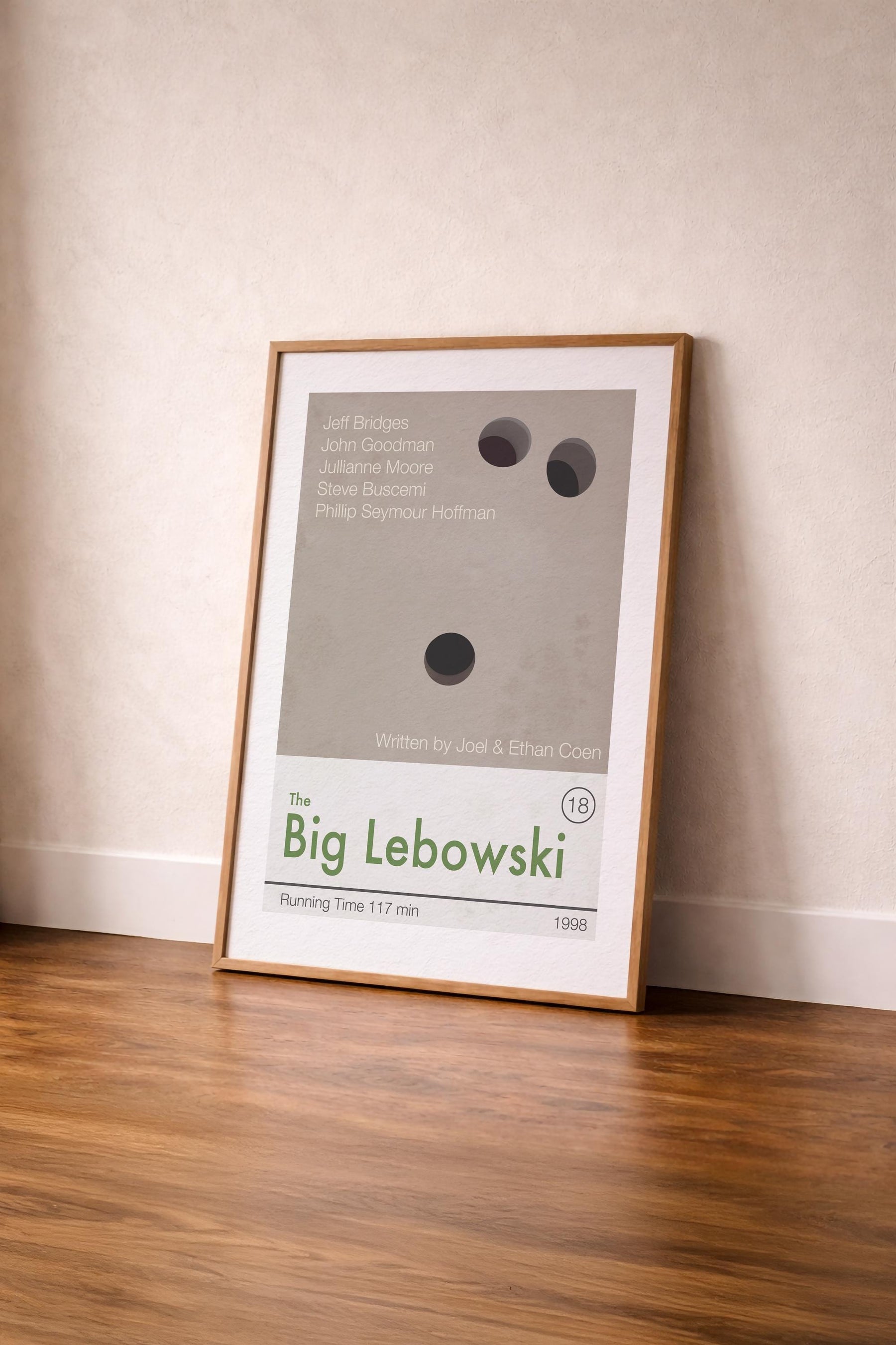 The Big Lebowski movie poster art print
