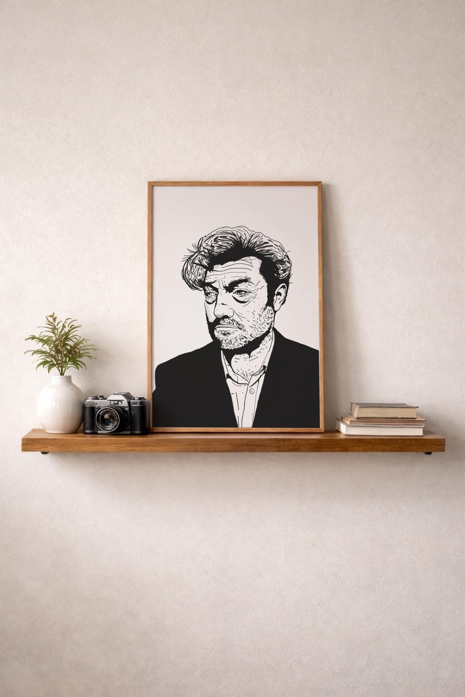 Charlie Brooker portrait art print
