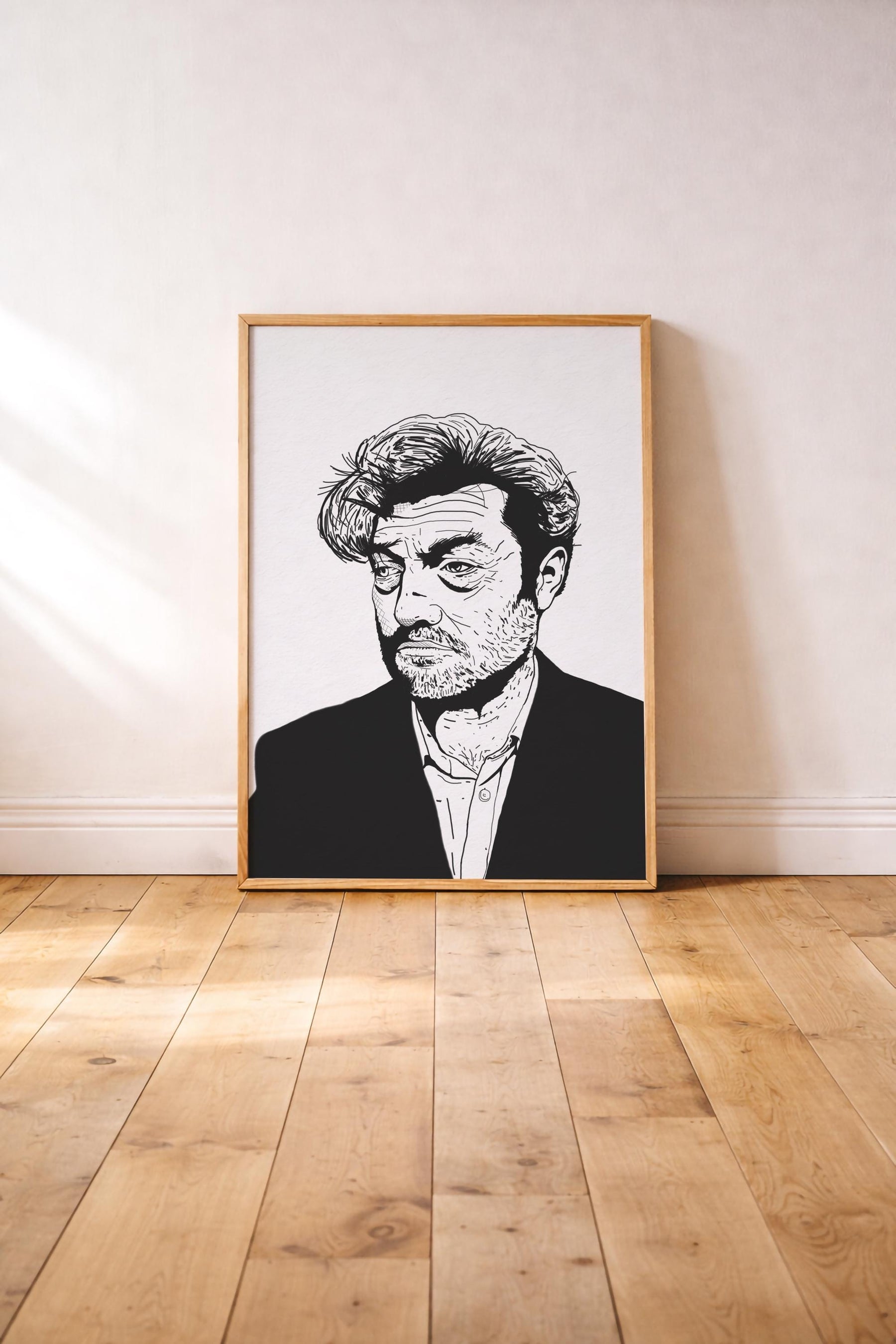 Charlie Brooker portrait art print