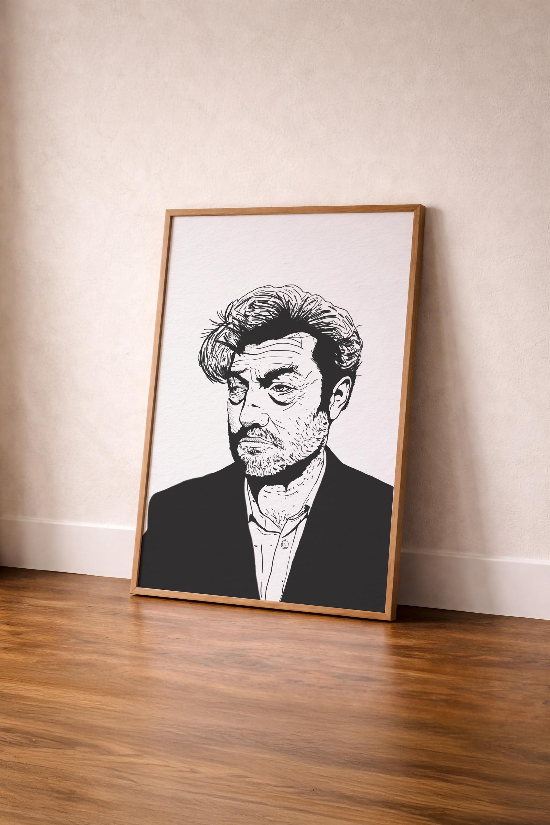 Charlie Brooker portrait art print