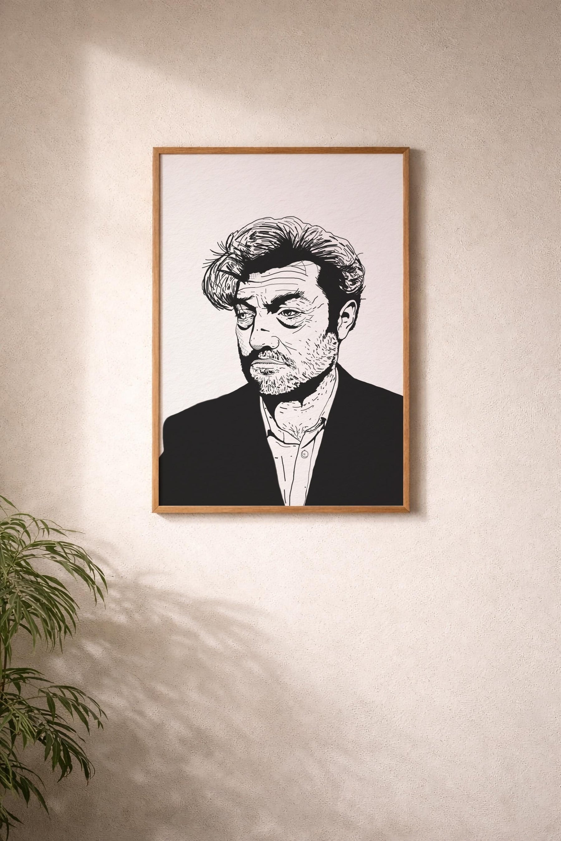 Charlie Brooker portrait art print
