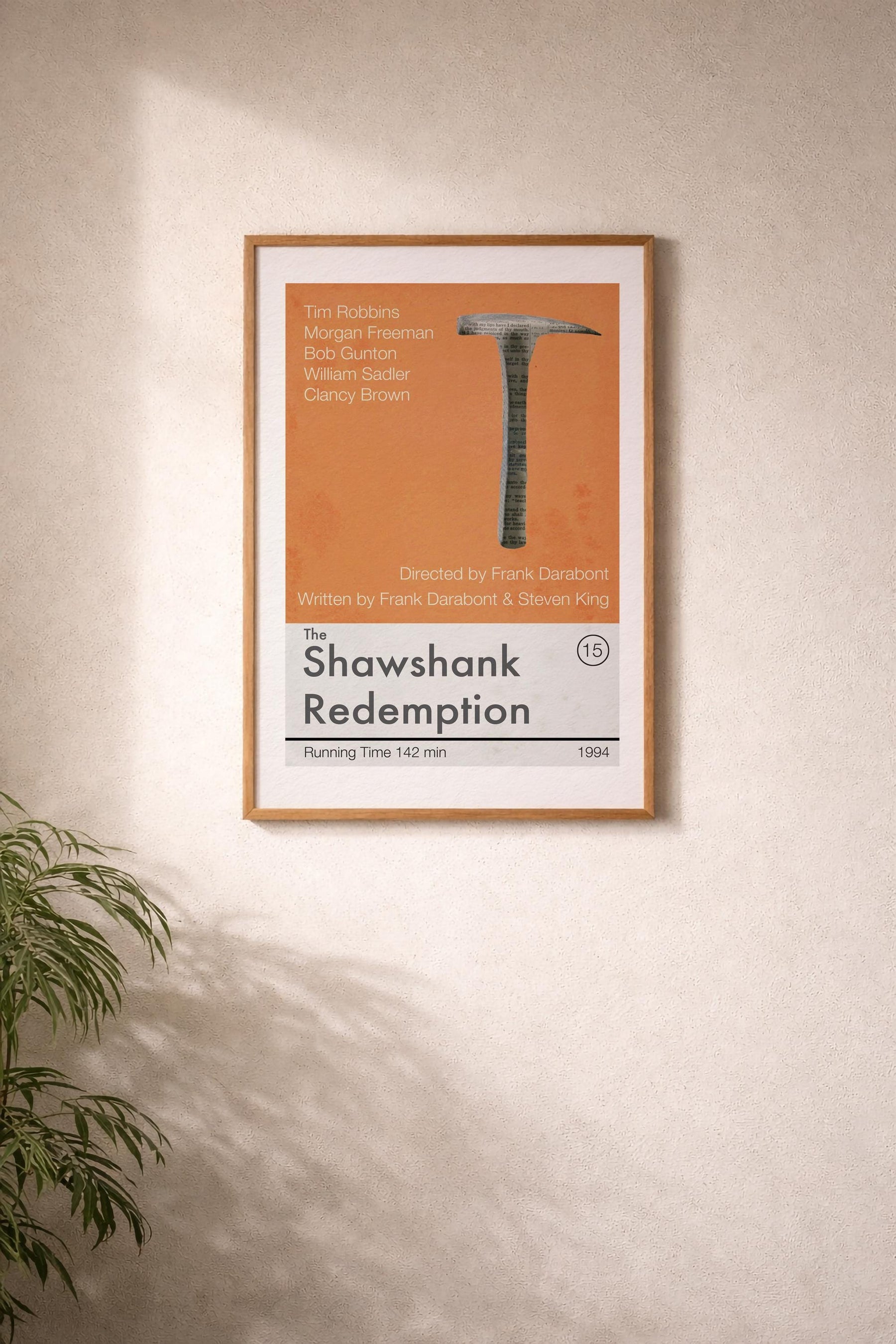 The Shawshank Redemption movie poster art print