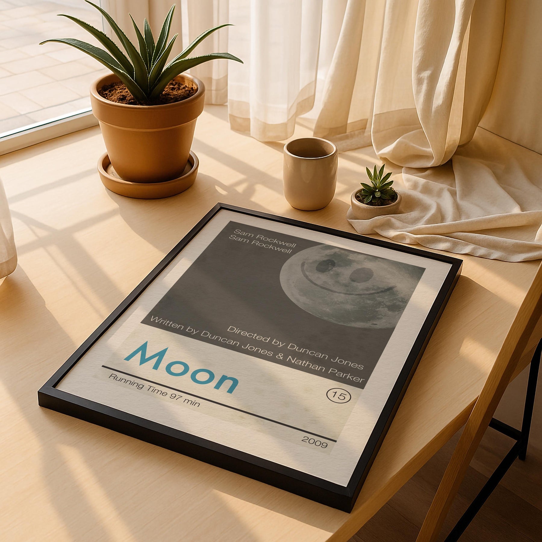 Moon movie poster art print