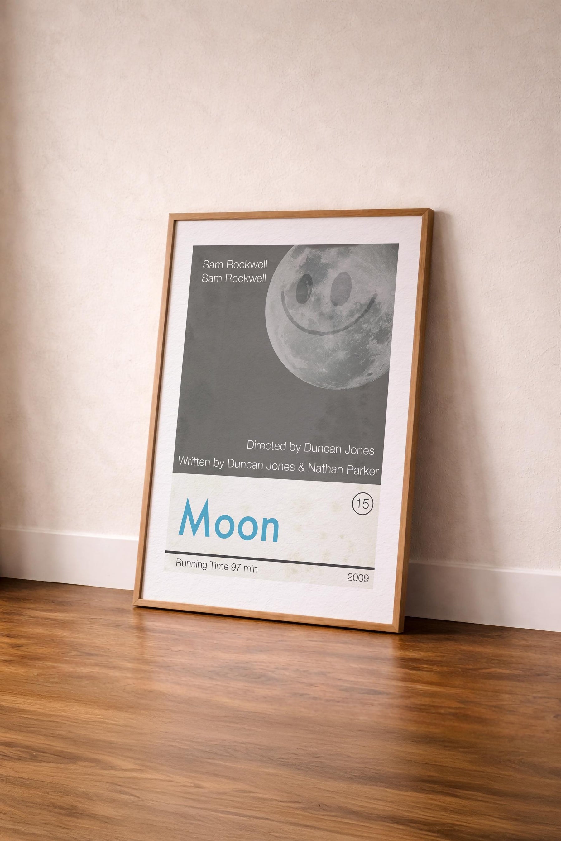 Moon movie poster art print