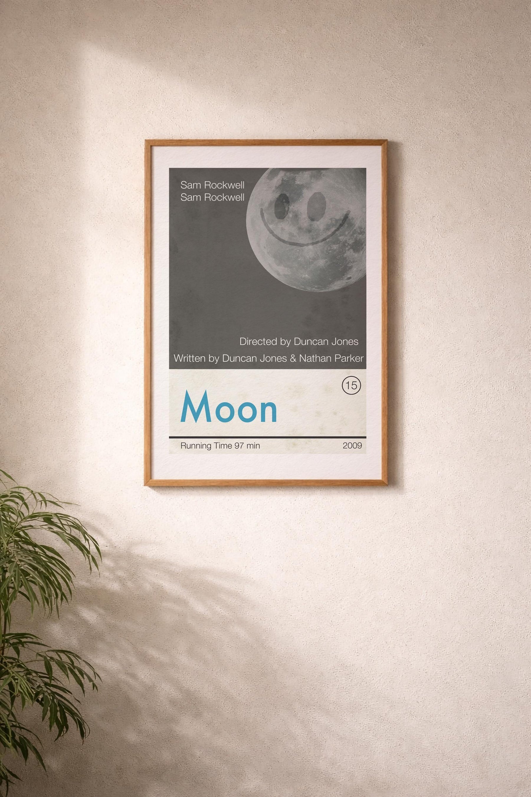 Moon movie poster art print