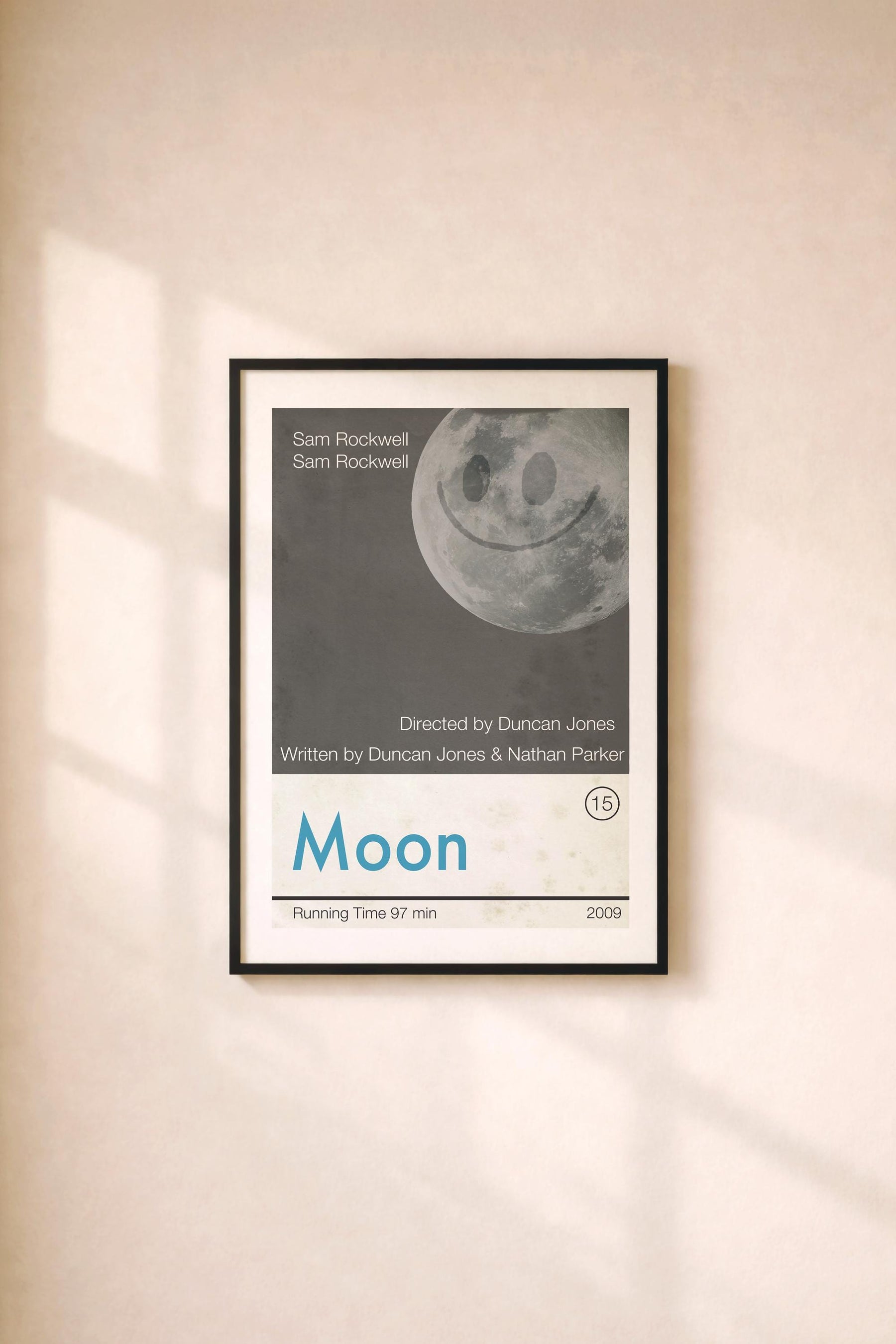Moon movie poster art print