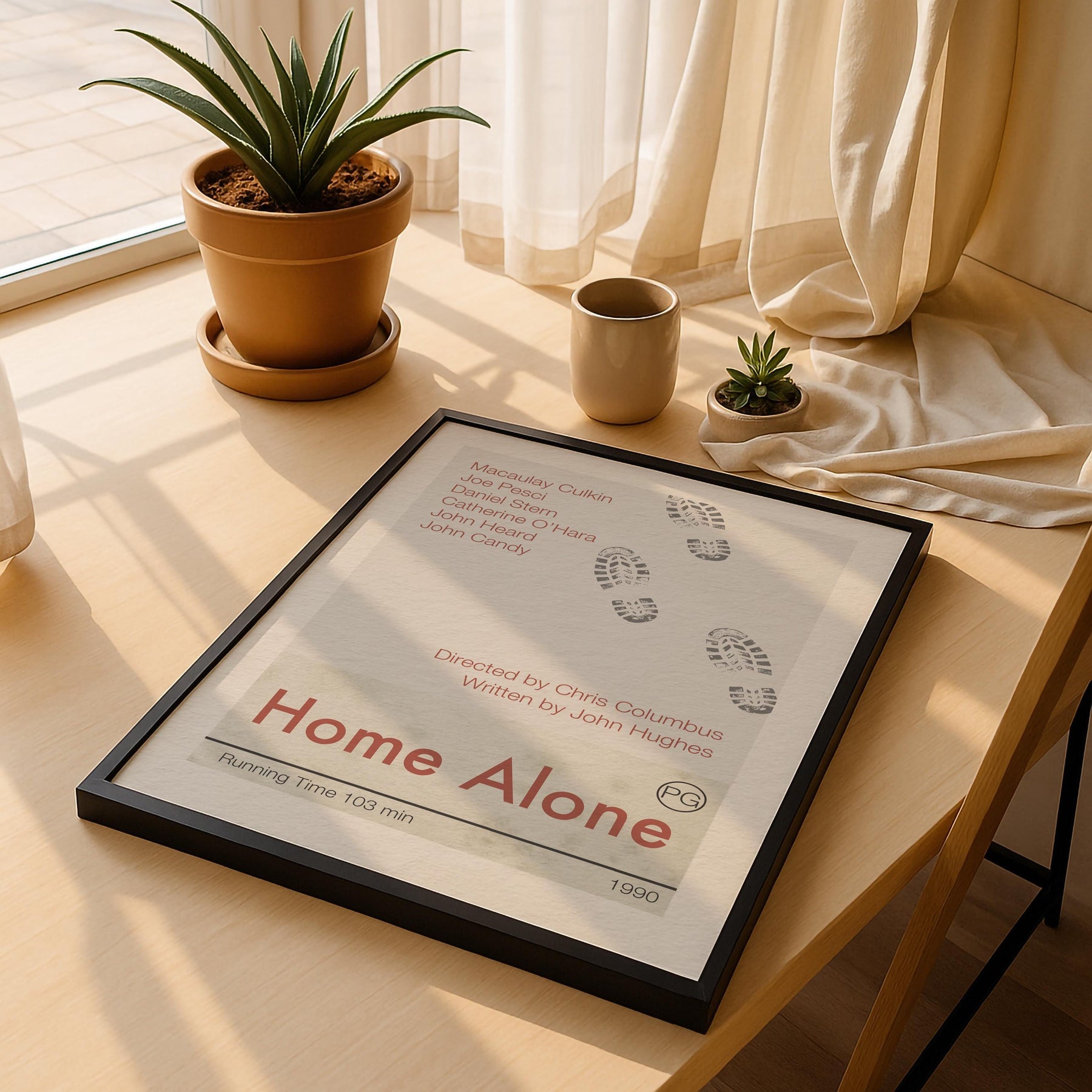 Home Alone movie poster art print
