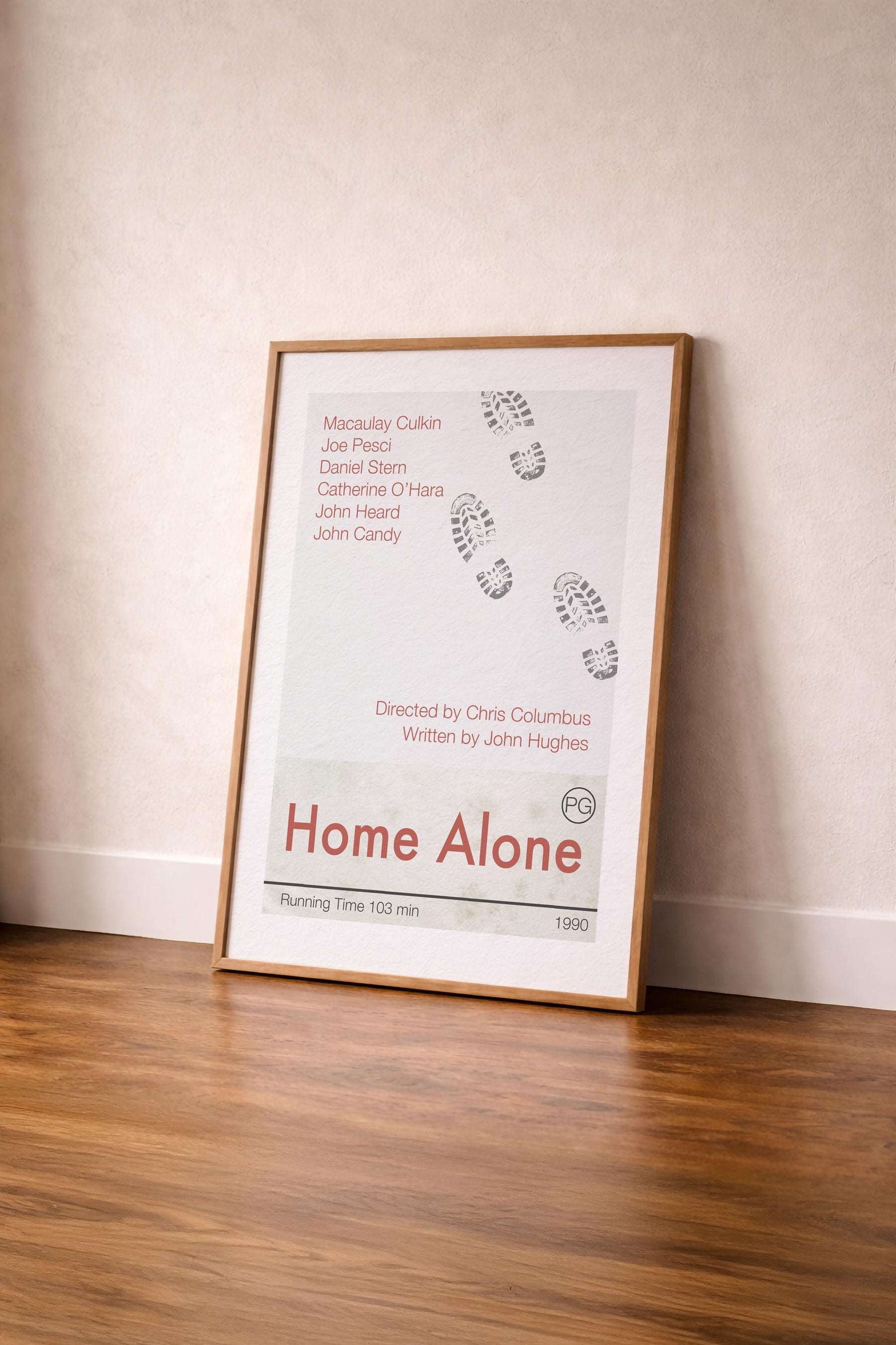 Home Alone movie poster art print