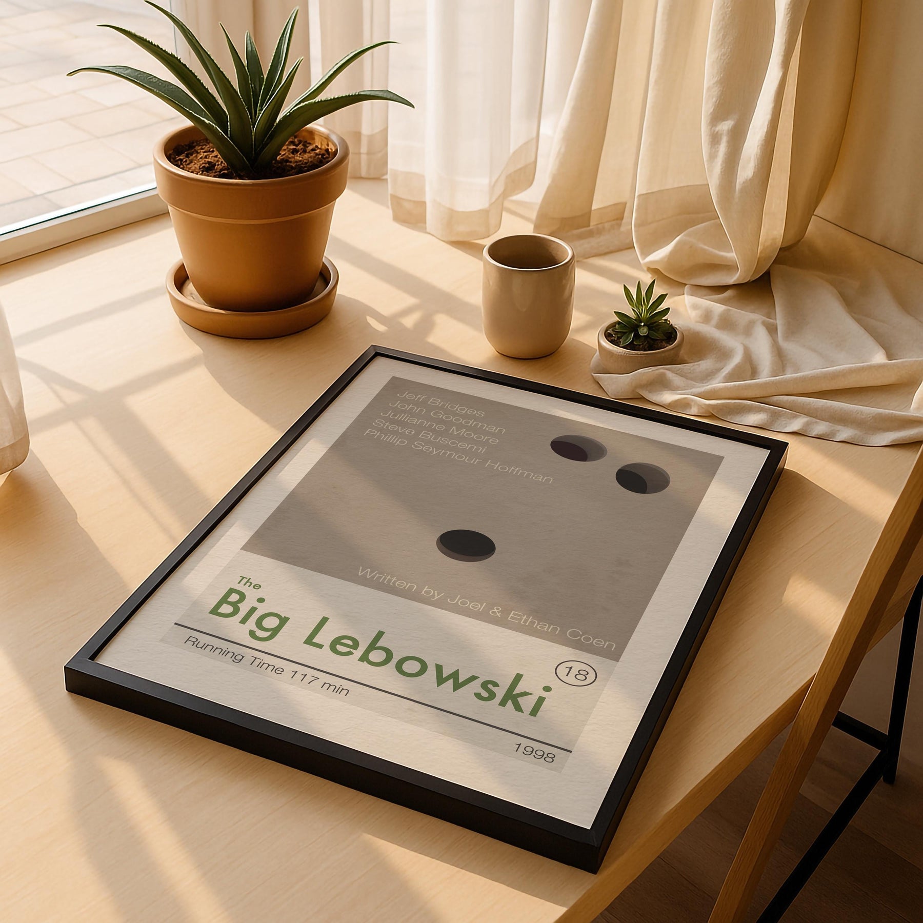 The Big Lebowski movie poster art print