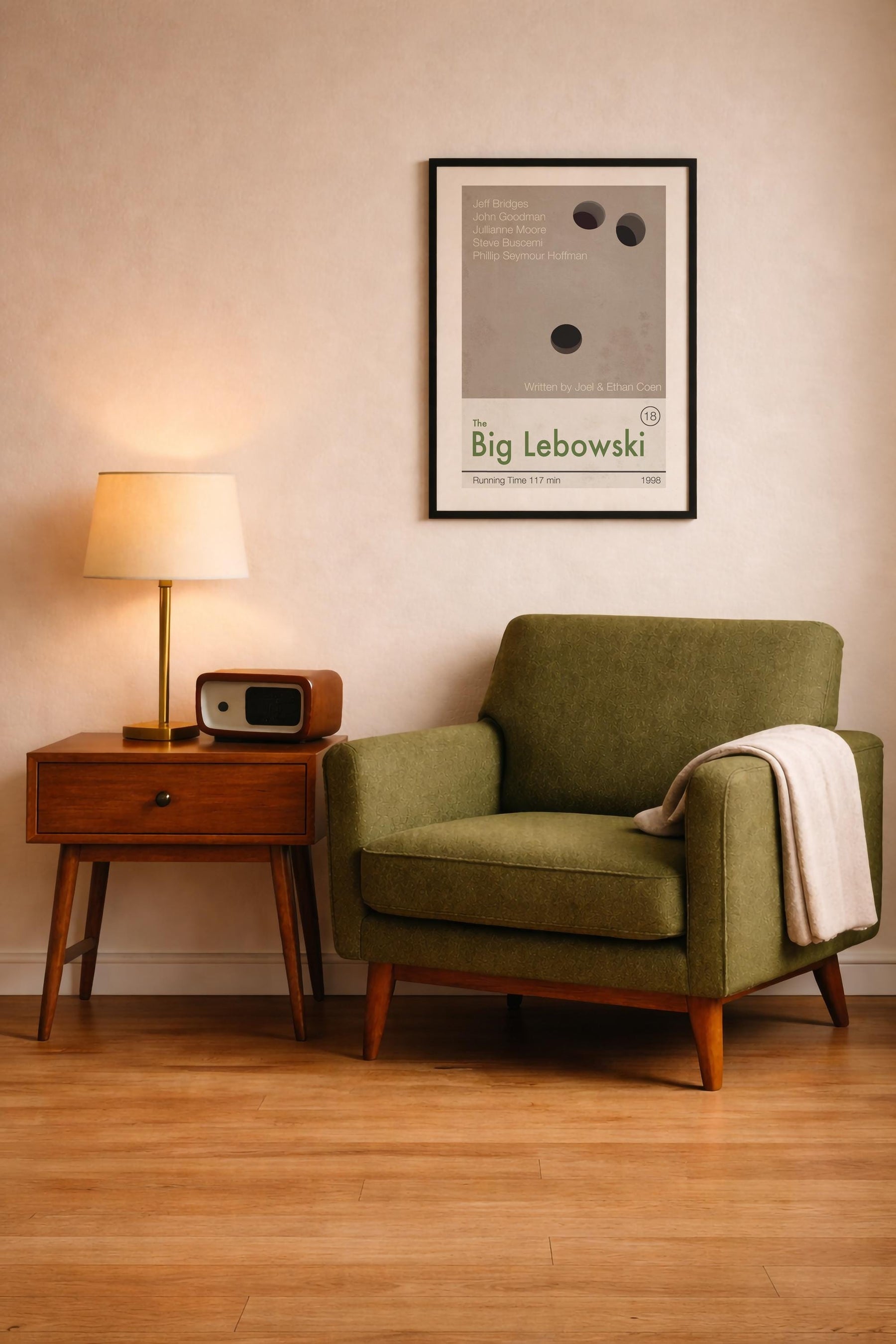 The Big Lebowski movie poster art print