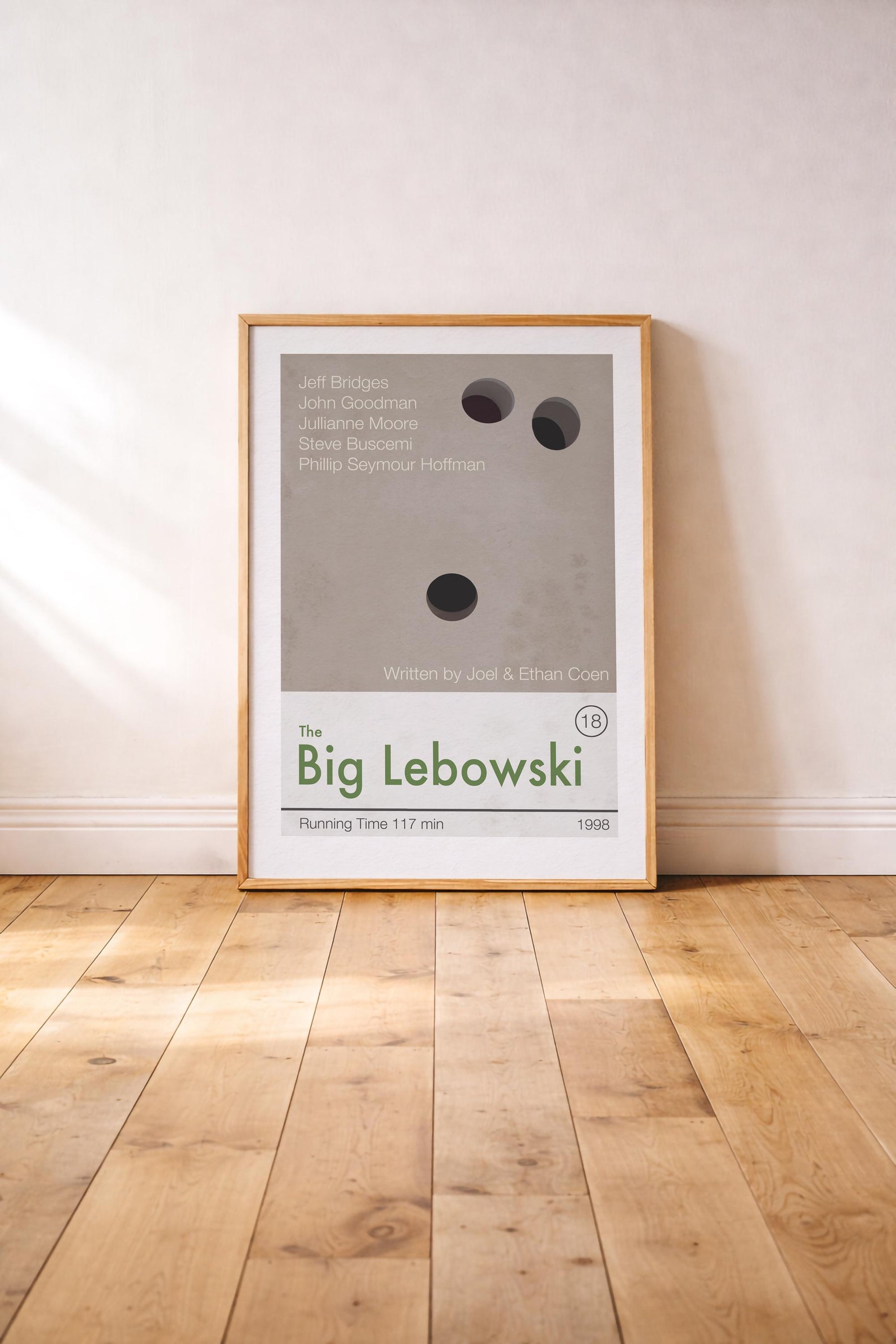 The Big Lebowski movie poster art print