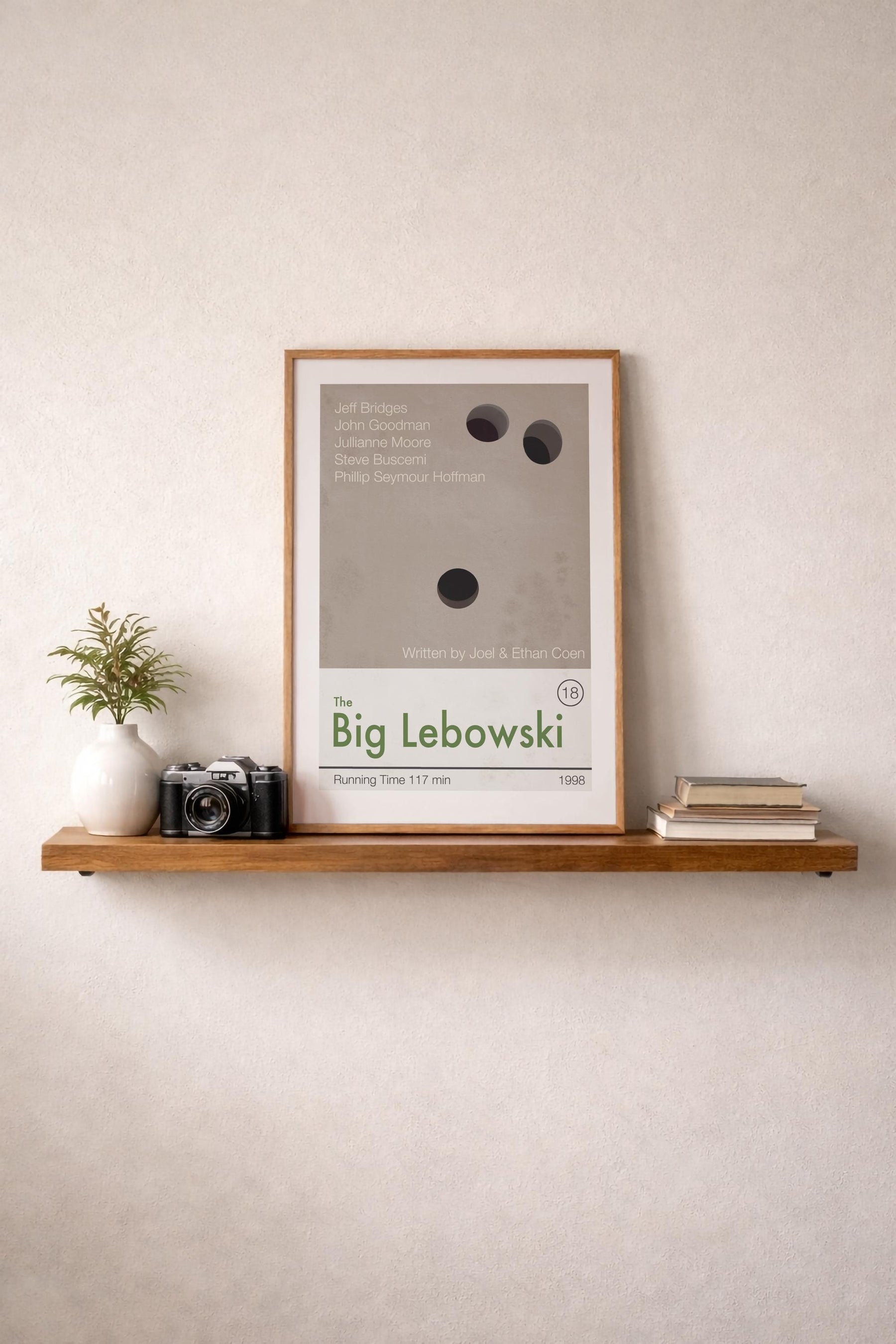 The Big Lebowski movie poster art print
