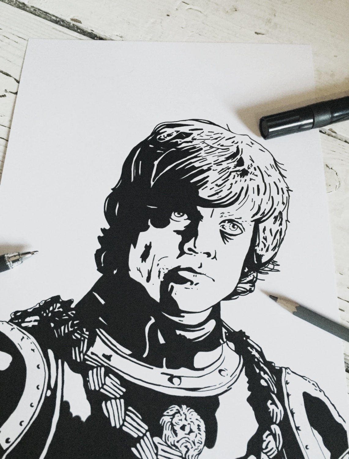 Tyrion Lannister Game of Thrones portrait art print