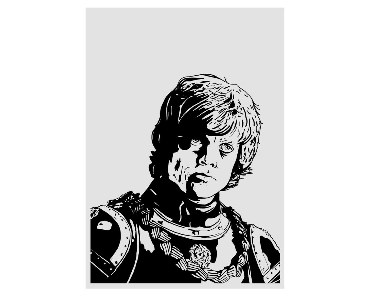 Tyrion Lannister Game of Thrones portrait art print