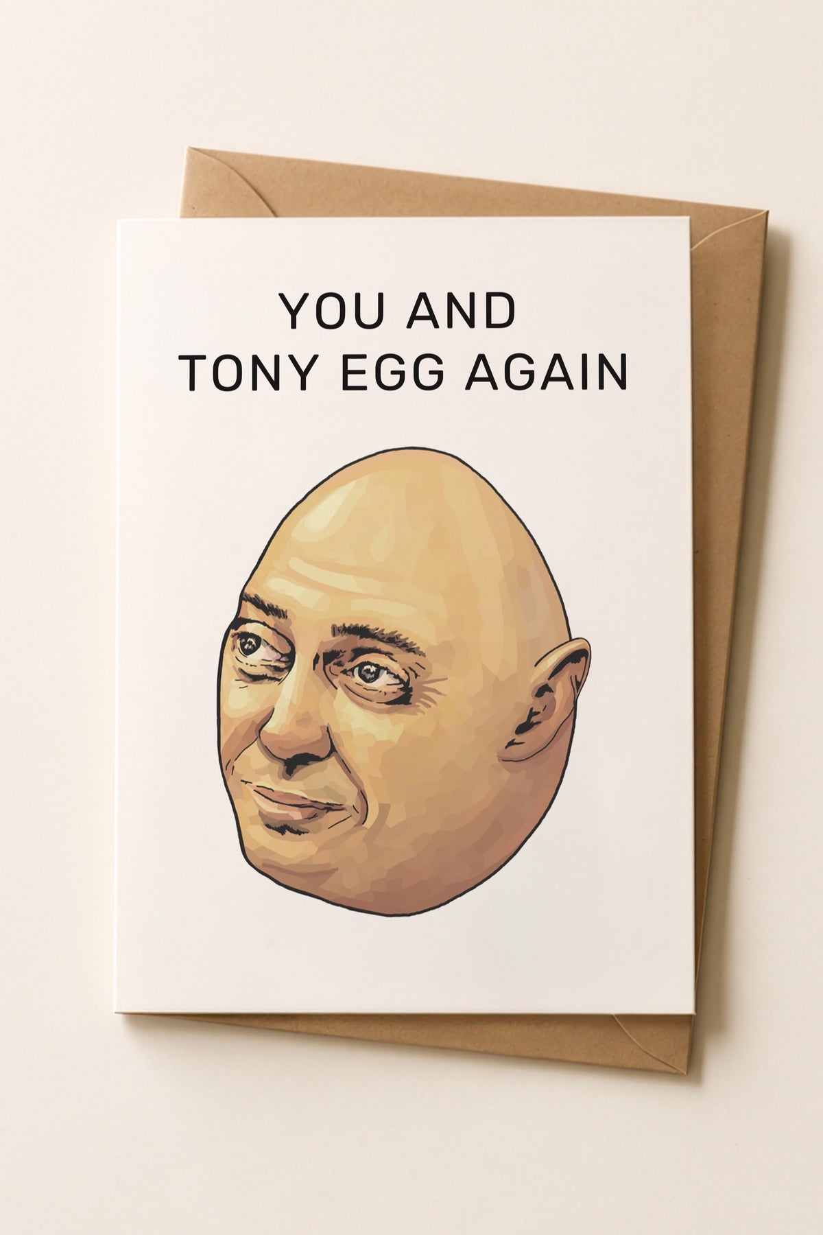 Tony Egg Funny Greeting Card | The Sopranos