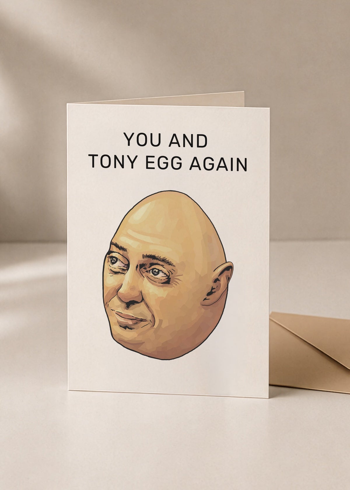 Tony Egg Funny Greeting Card | The Sopranos
